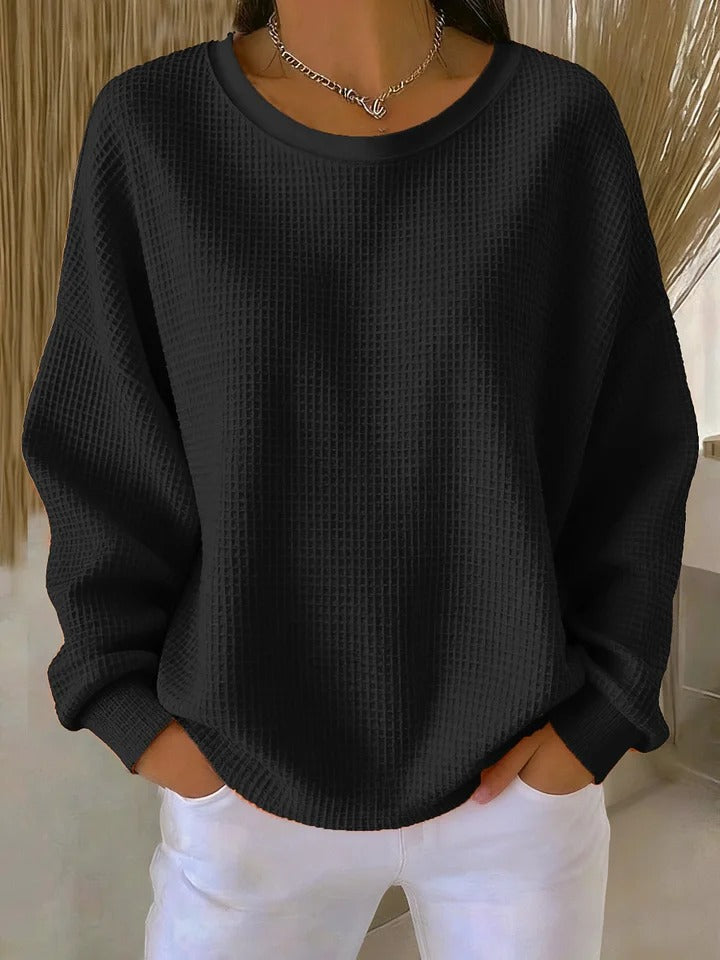 Norma | Classic Waffle-Knit Sweater