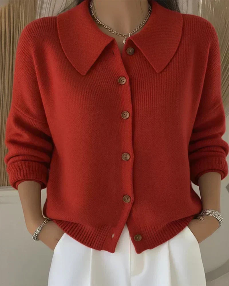 Velia | Cardigan with Peter Pan Collar