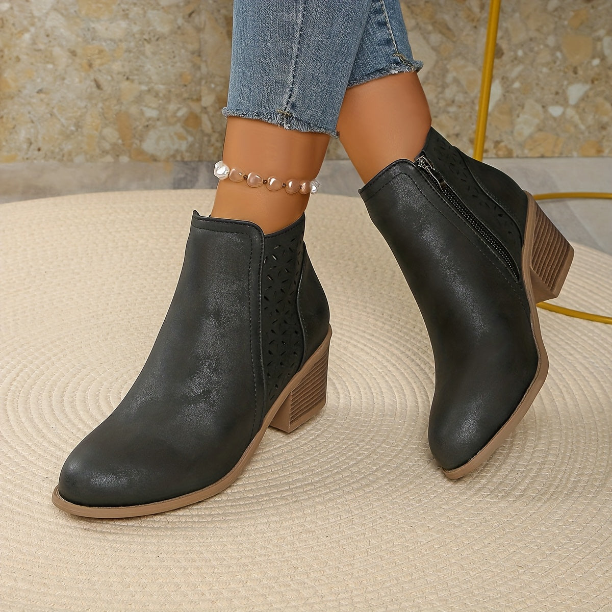 Léonie™ | Elegant Comfort Ankle Boots