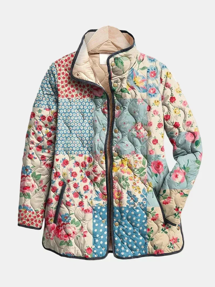 Siobhán | Quilted Floral Patchwork Jacket Chloé