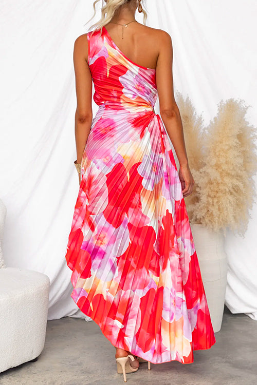 Violet & Grace™ | Pleated One-Shoulder Dress
