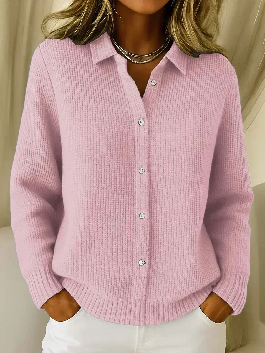 Carmela | Textured Knit Button Cardigan