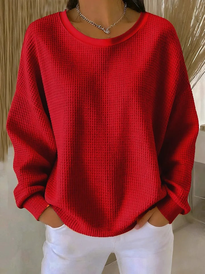 Norma | Classic Waffle-Knit Sweater