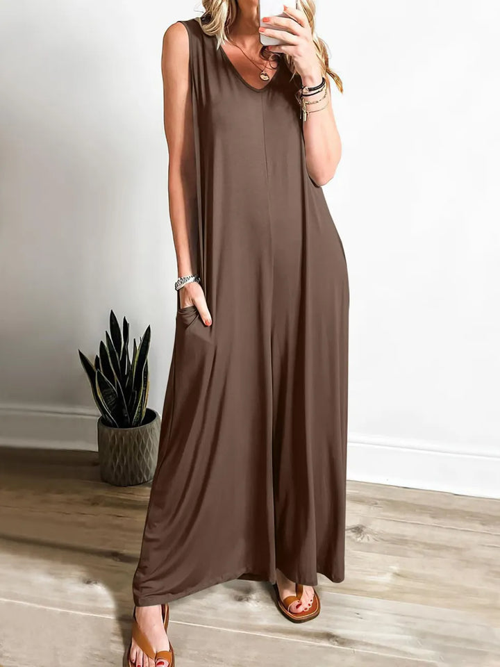 Nella™ Comfy V-Neck Jumpsuit