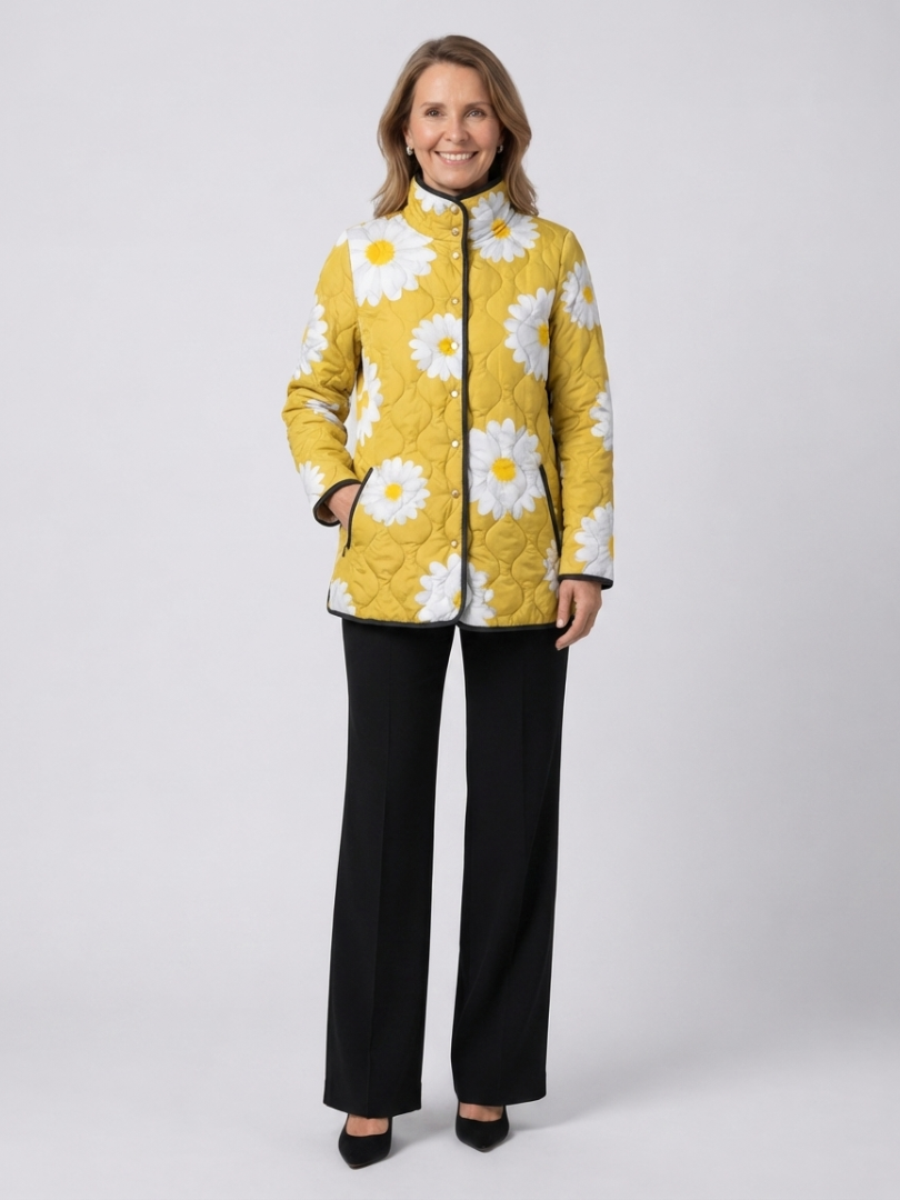 Aoife | Elise Daisy Quilted Jacket