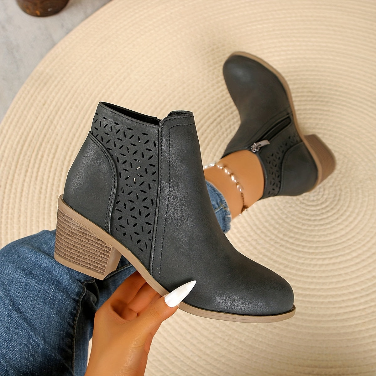 Léonie™ | Elegant Comfort Ankle Boots