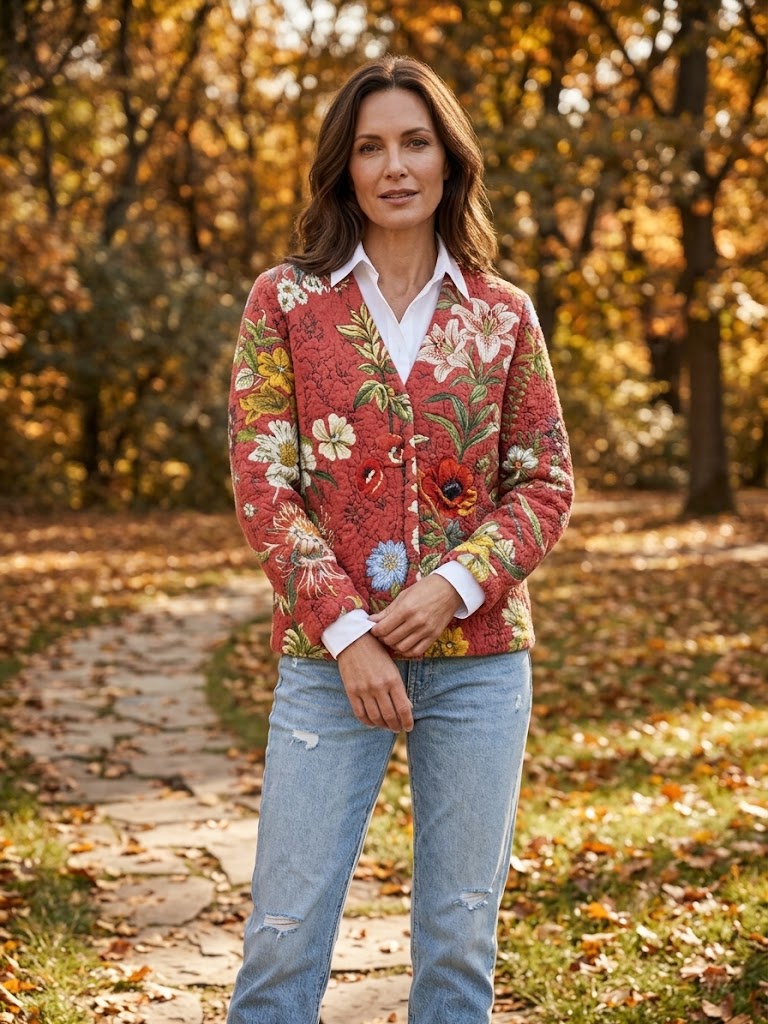 Floral Vintage Cardigan