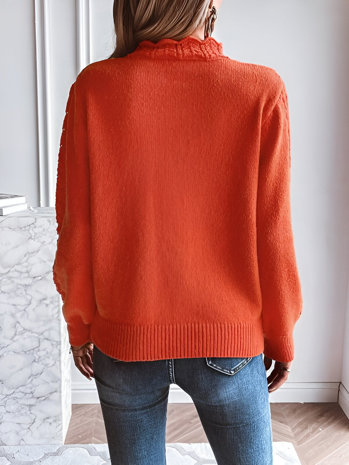 Giulia | Elegant Pullover with High Neck and Refined Design