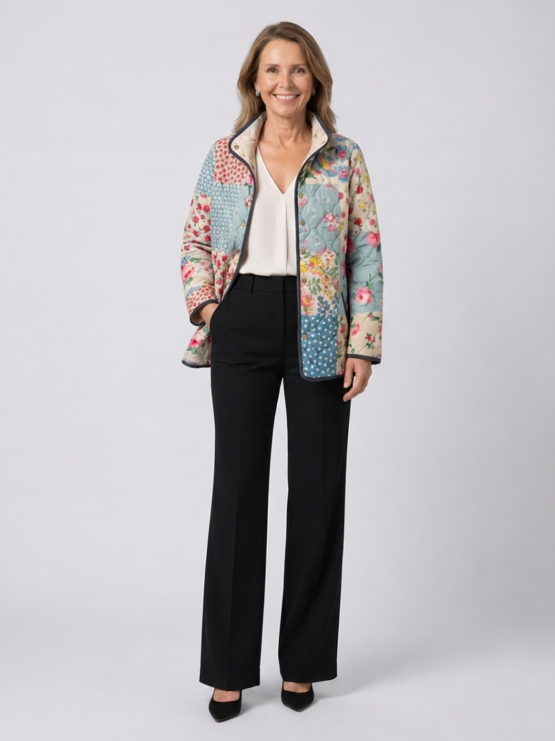 Siobhán | Quilted Floral Patchwork Jacket Chloé