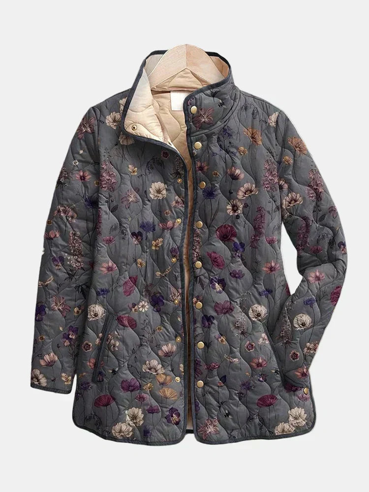 Astrid | Quilted Jacket with Dried Flowers Nathalie