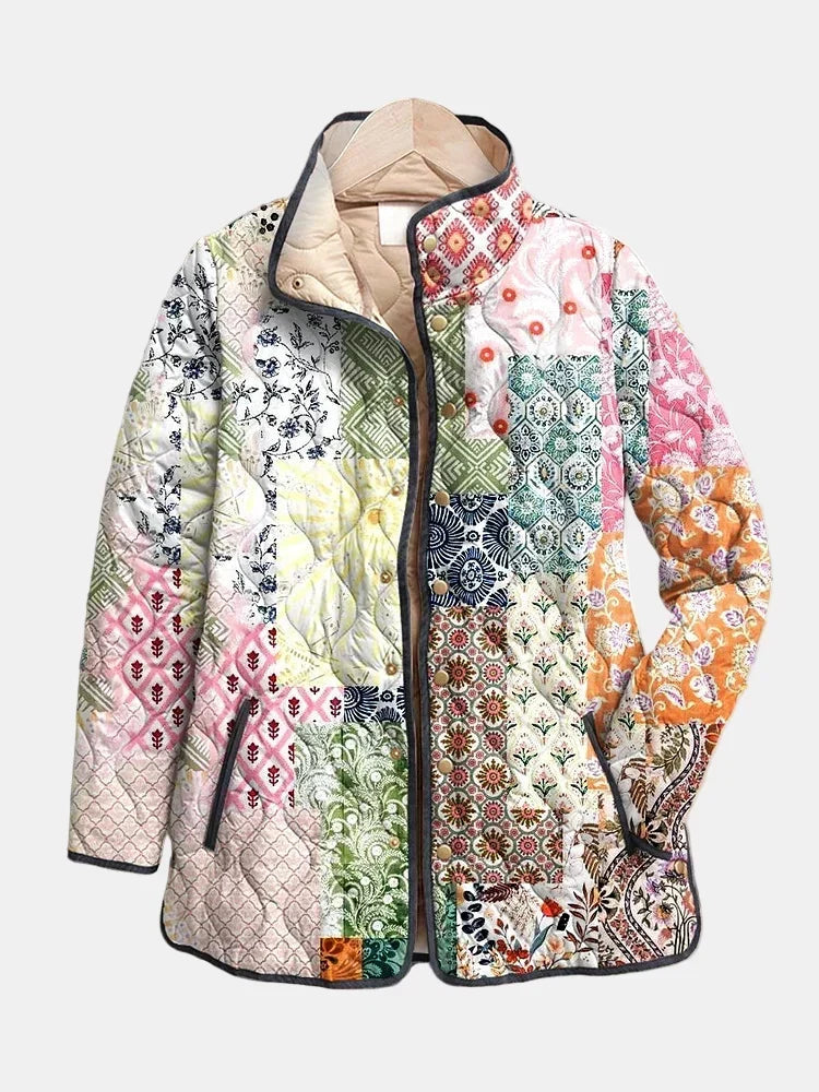 Niamh | Quilted Patchwork Bohemian Jacket Florence