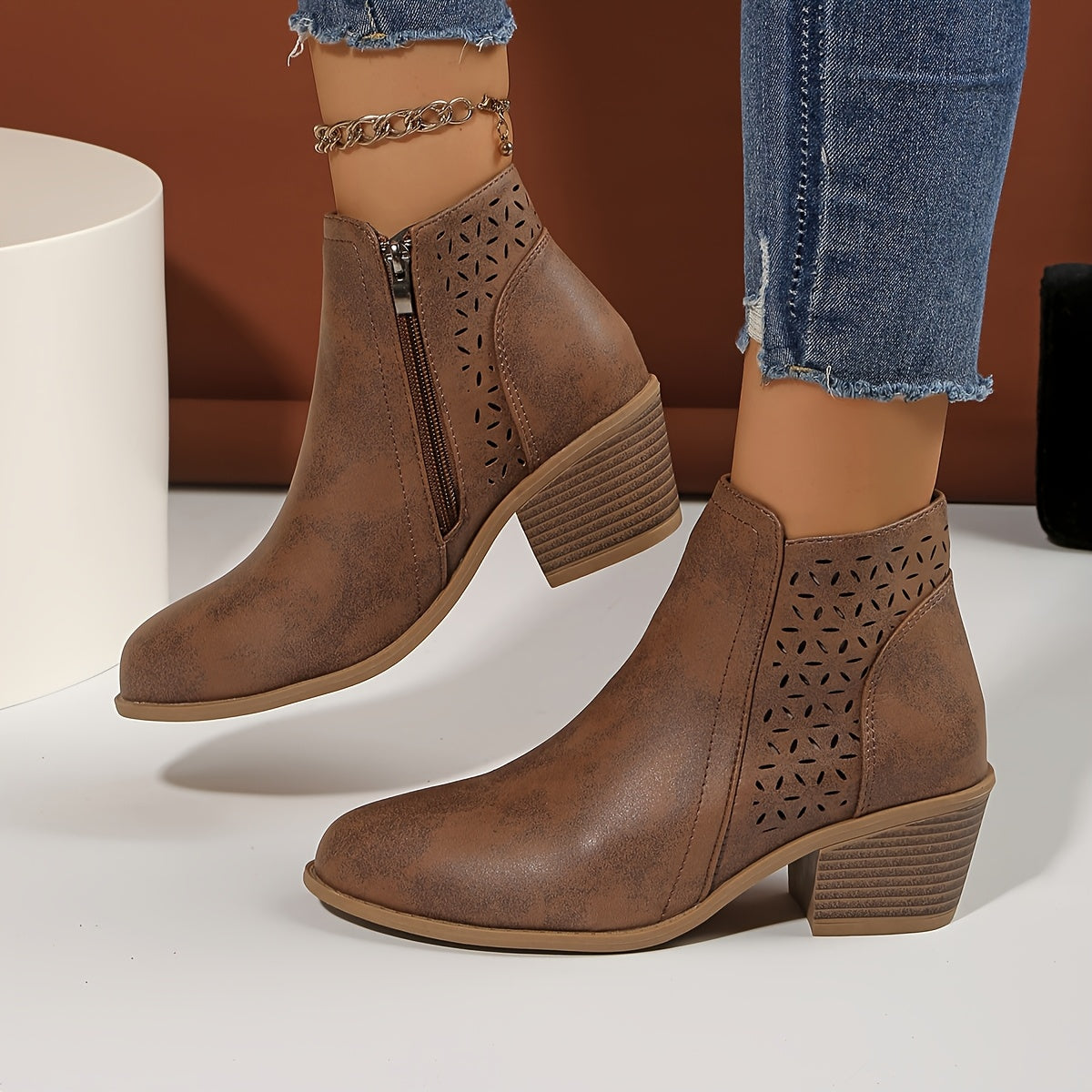 Léonie™ | Elegant Comfort Ankle Boots