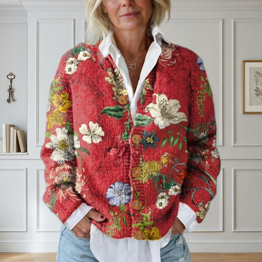 Floral Vintage Cardigan
