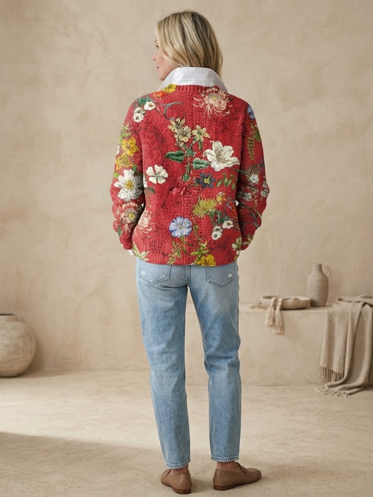 Floral Vintage Cardigan