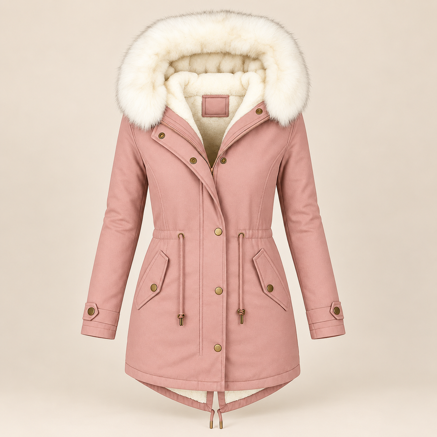 Albane | Elegant Long Winter Parka