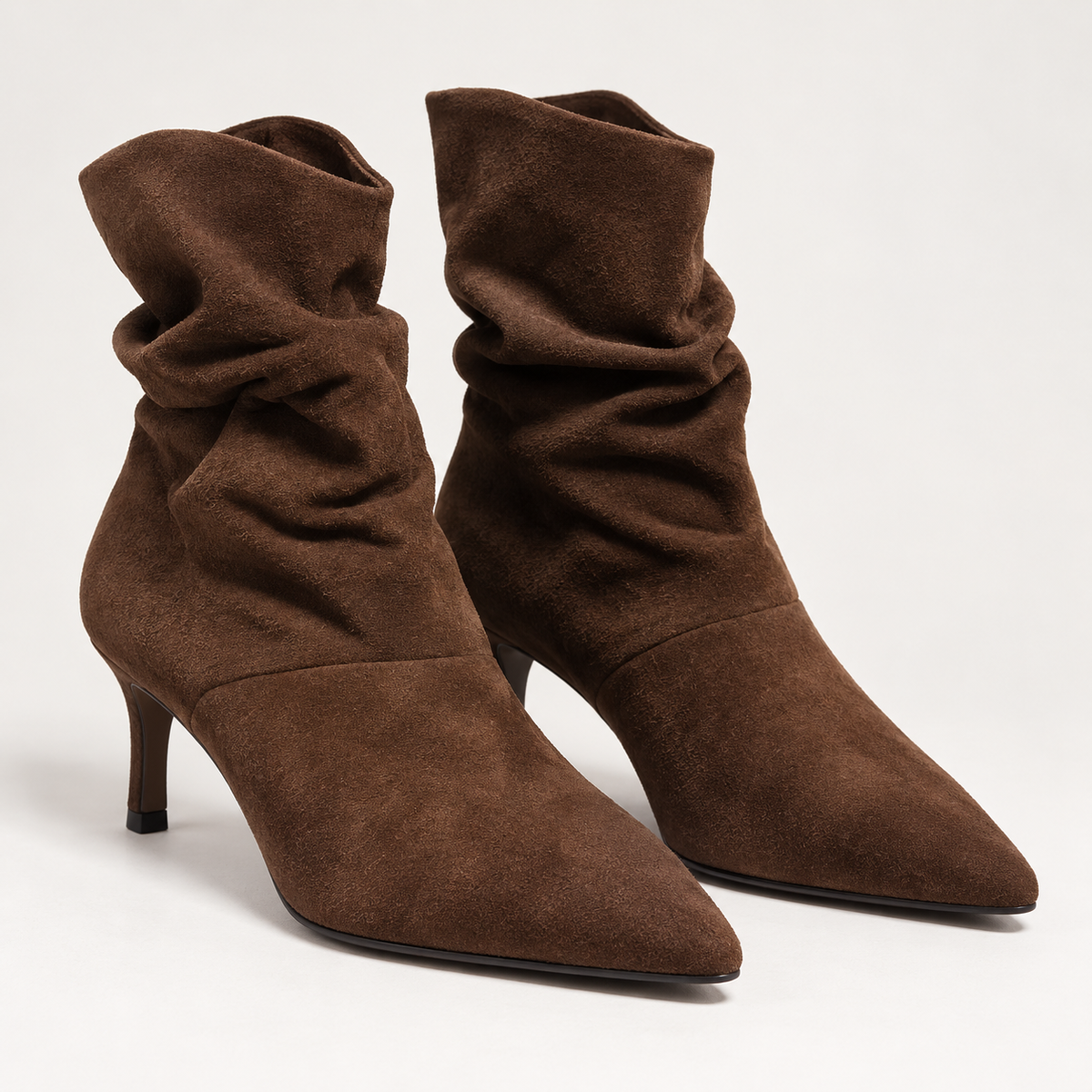 Elly | Brown Slouchy Ankle Boots