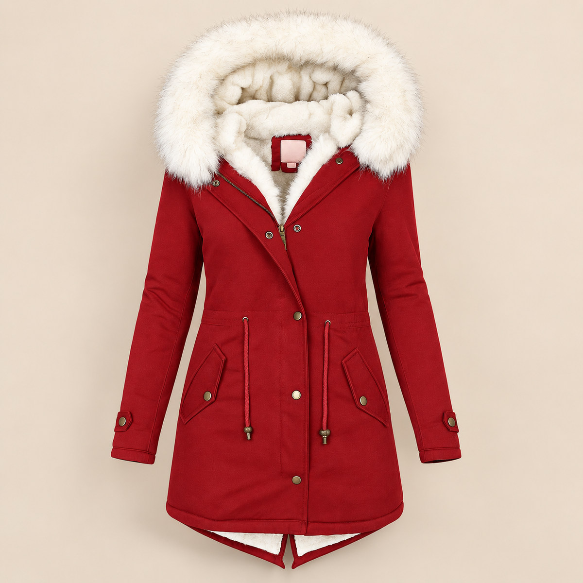 Albane | Elegant Long Winter Parka