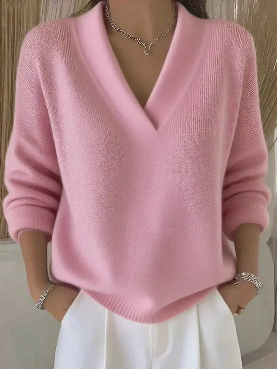 Violeta | Relaxed V-Neck Sweater