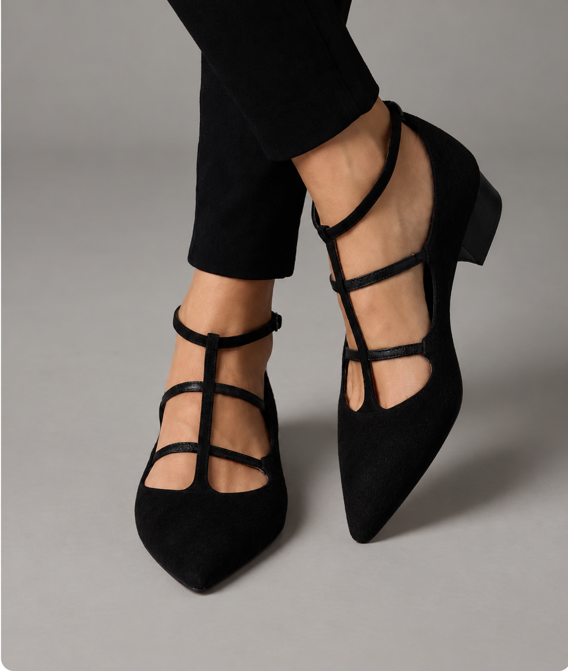 Bridget Leopard-Print Strappy Heels