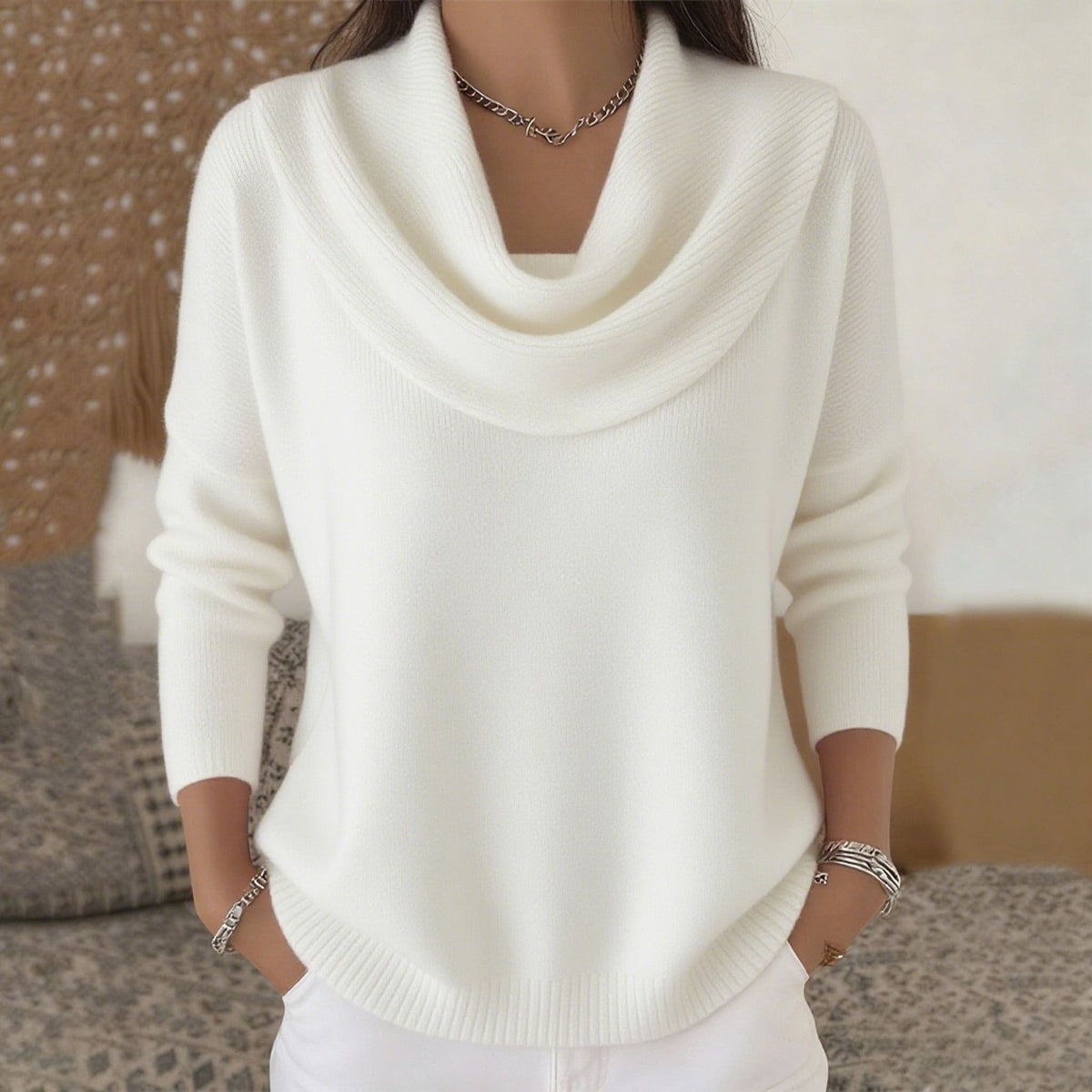 Iole | Cowl-Neck Sweater