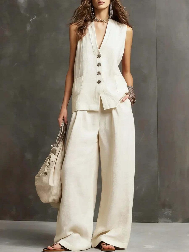 Imogene™ Vest and Culotte Set