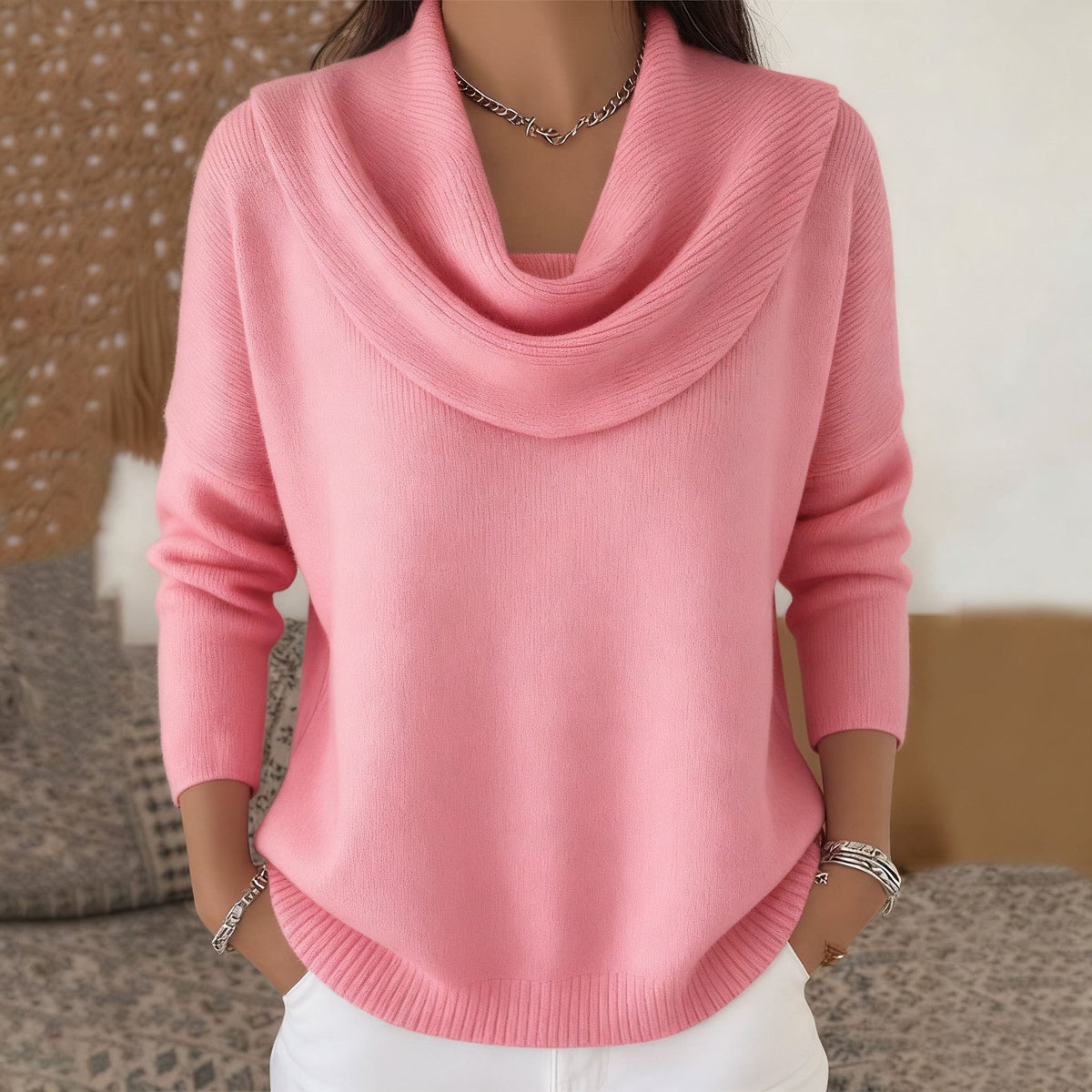Iole | Cowl-Neck Sweater