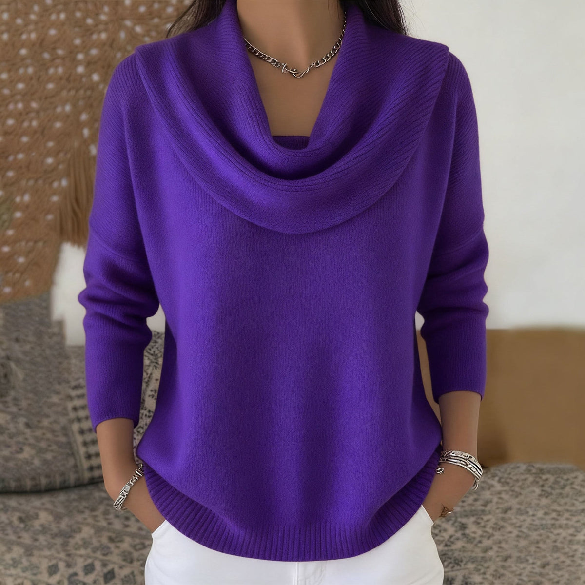 Iole | Cowl-Neck Sweater