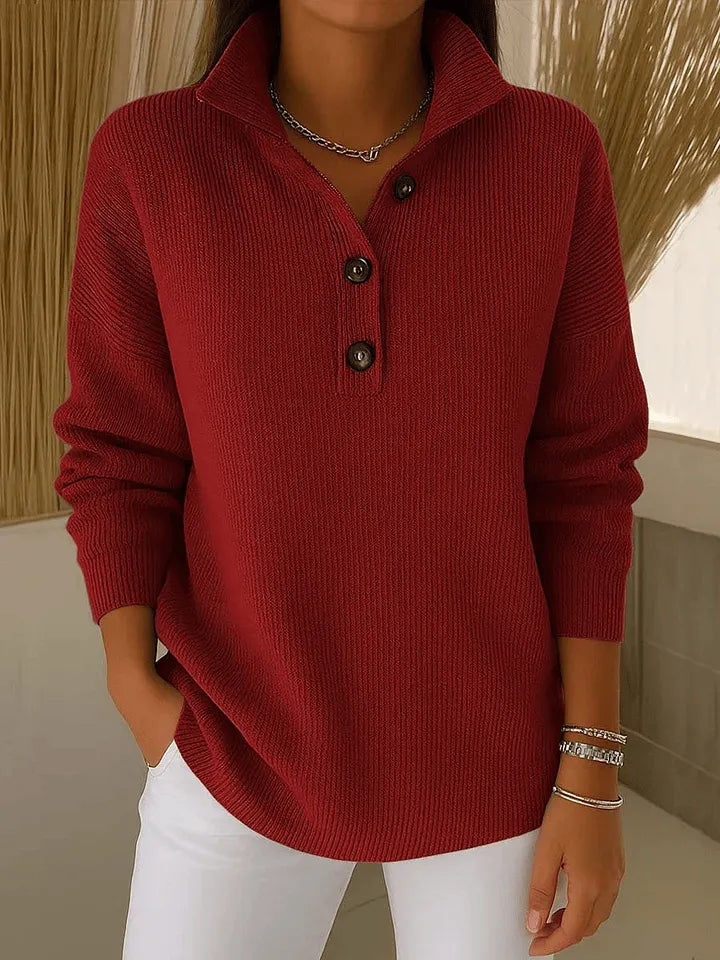 Amparo | V-Neck Jersey Polo