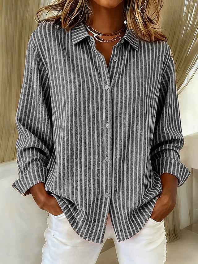 Ginevra | Striped Button-Up Shirt