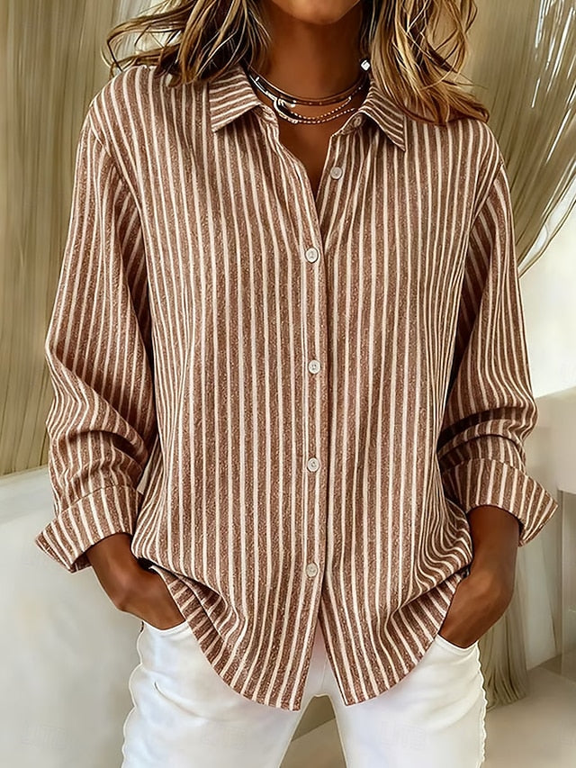 Ginevra | Striped Button-Up Shirt
