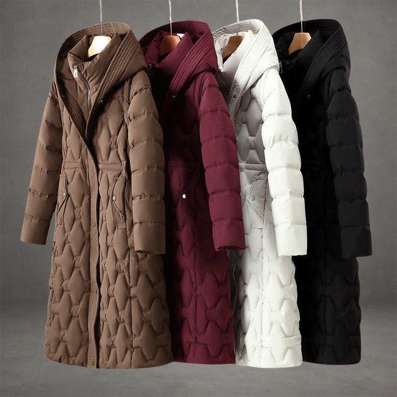 Olivia™ | Longline Hooded Down Coat
