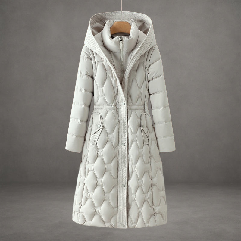 Olivia™ | Longline Hooded Down Coat