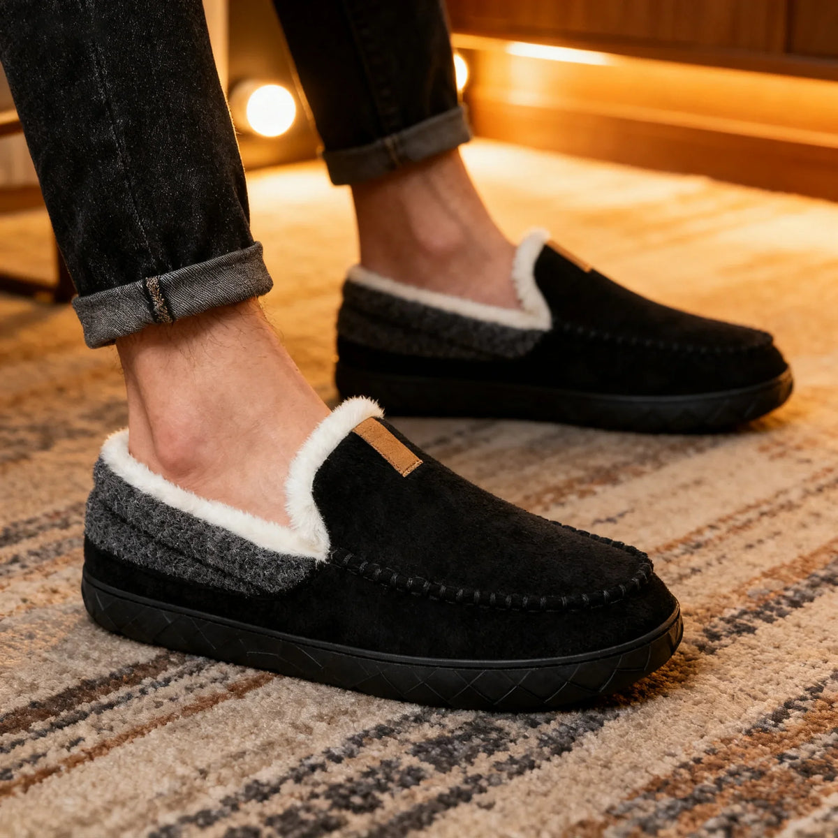 Plush Comfort Loafers – Cozy Warmth for Chilly Days