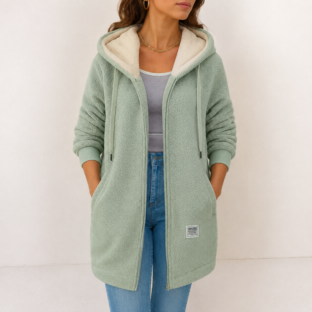 Wendy | Cozy Fleece Hooded Jacket