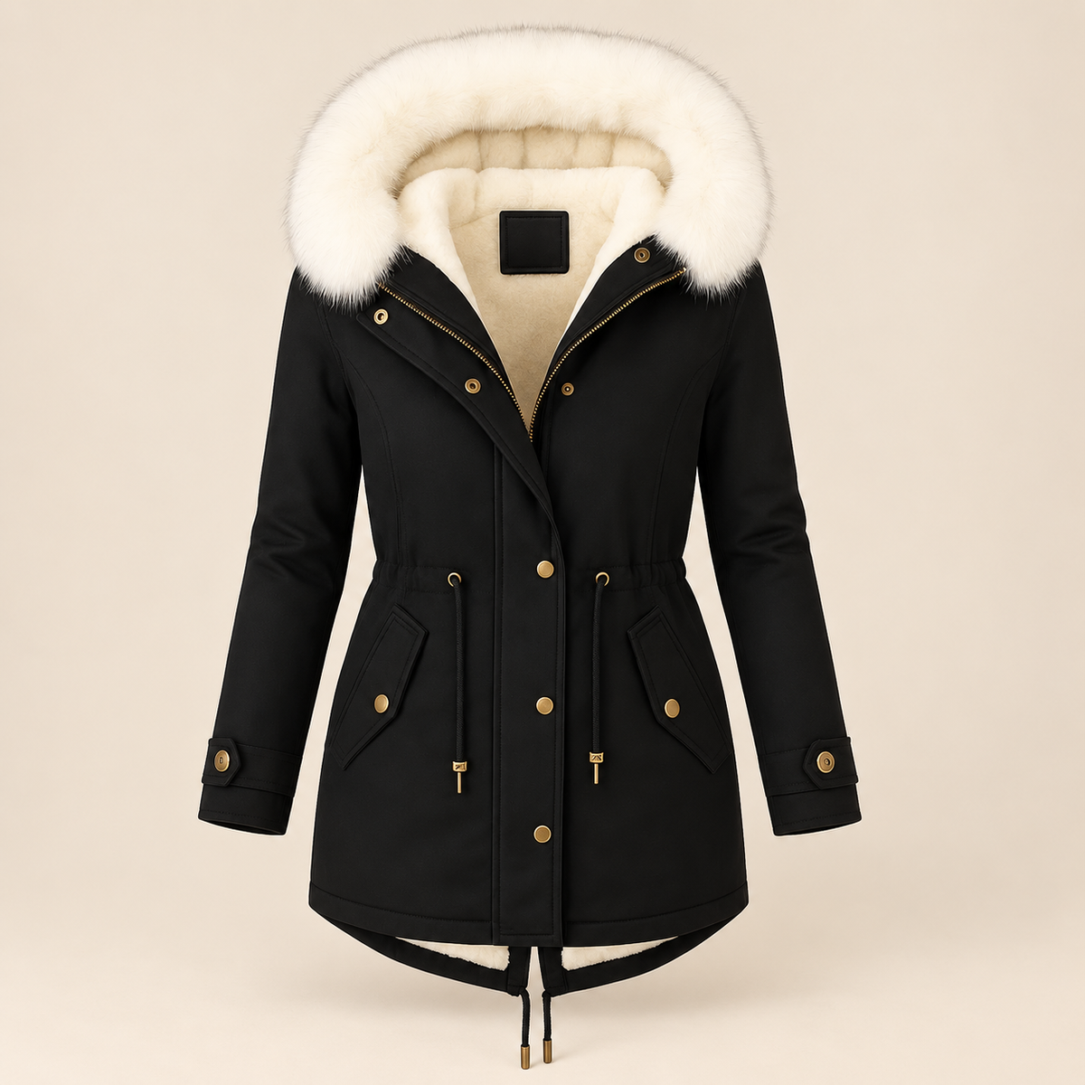 Albane | Elegant Long Winter Parka