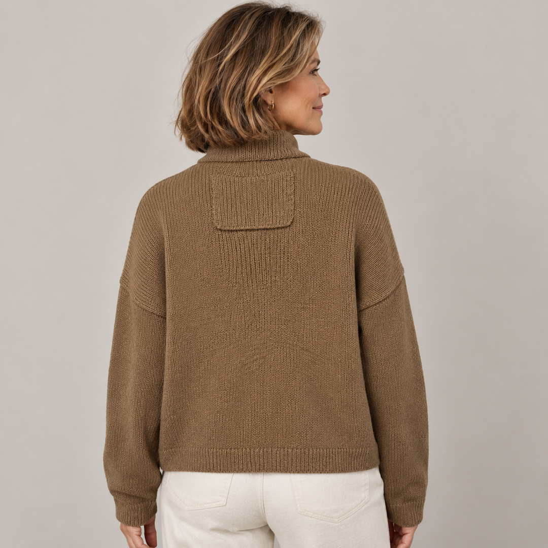 Augusta™ Stand Collar Button Cardigan