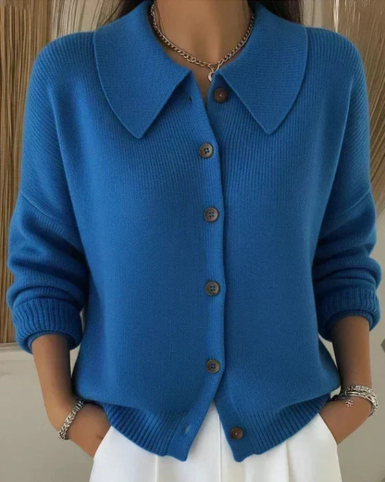 Velia | Cardigan with Peter Pan Collar