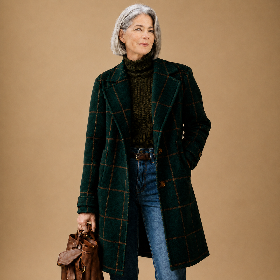Bethany | Classic Checkered Coat