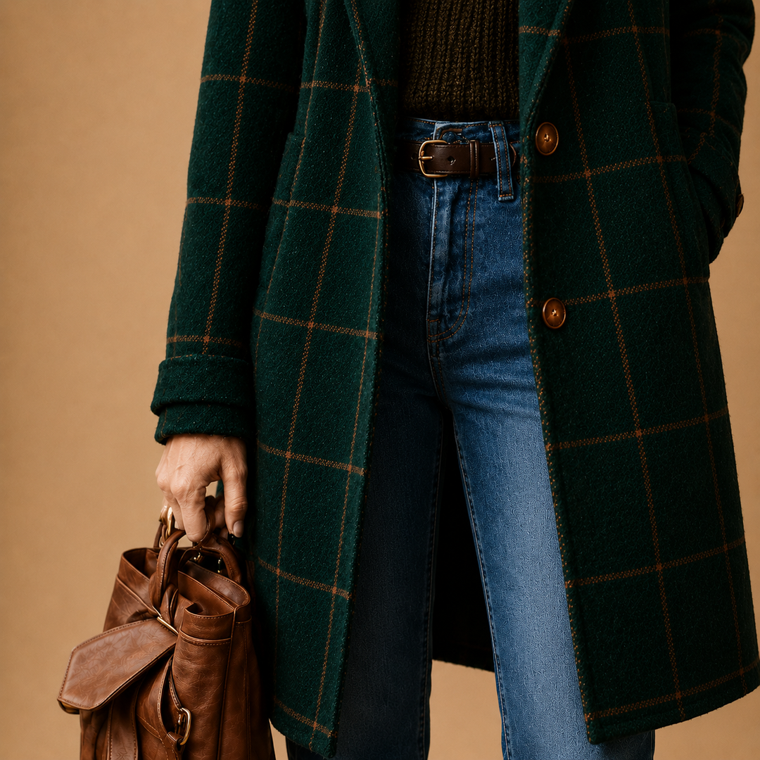 Bethany | Classic Checkered Coat