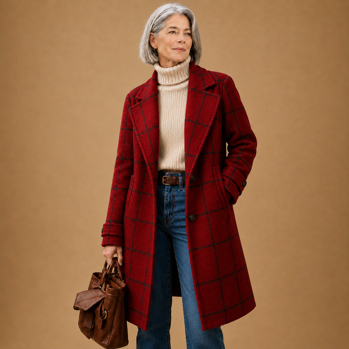 Bethany | Classic Checkered Coat