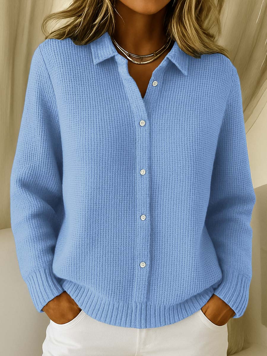 Carmela | Textured Knit Button Cardigan