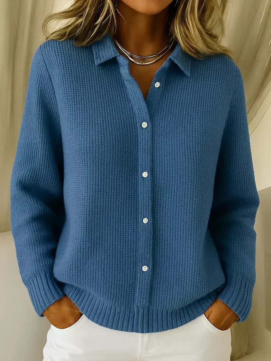 Carmela | Textured Knit Button Cardigan