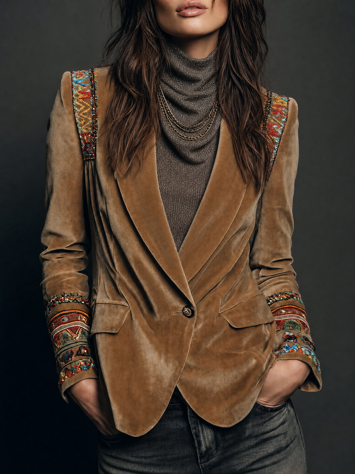 Boho Brown Lightweight Knit Cowl Neck Long Sleeve Slim Fit Top