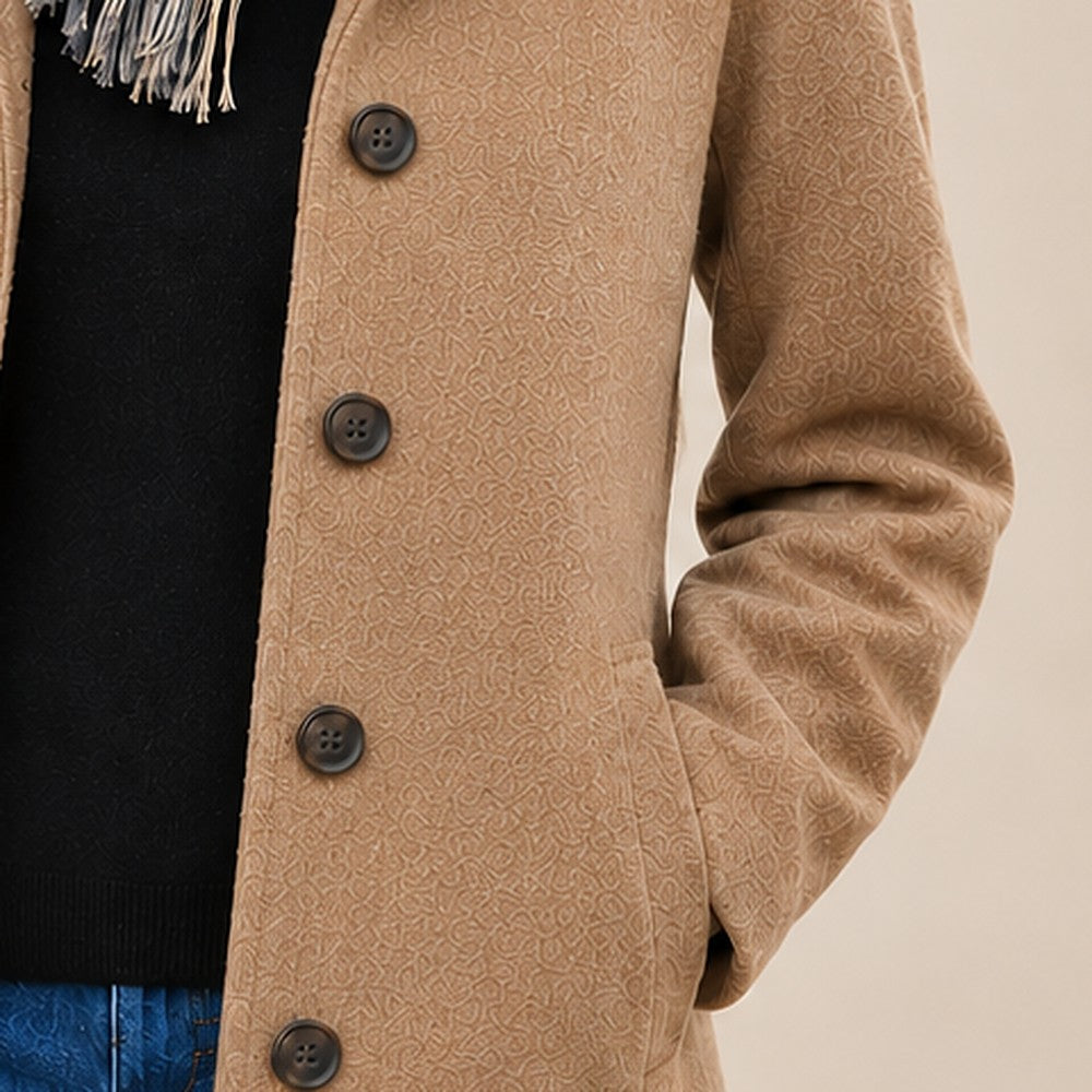 Greta | Wool Coat with Complimentary Scarf