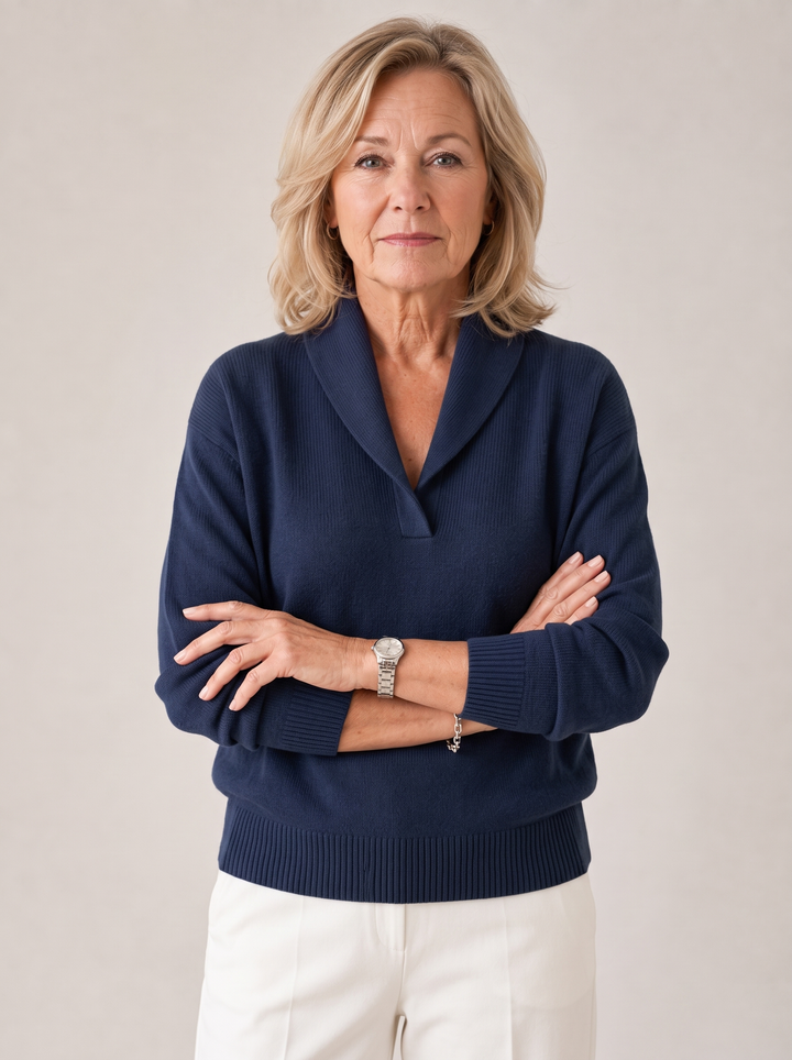 Greta™ — Shawl Collar Sweater
