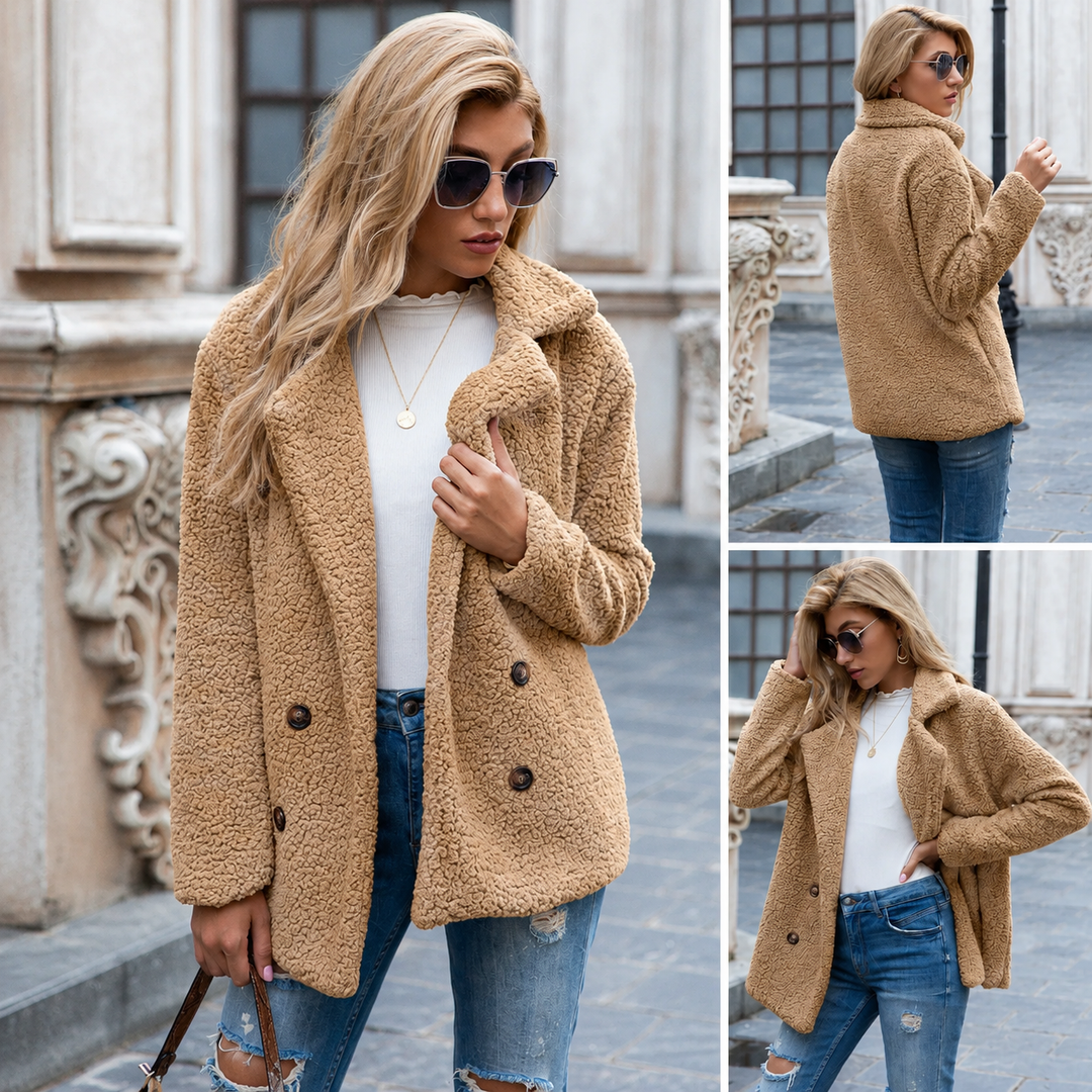 Holly | Cozy Teddy Coat
