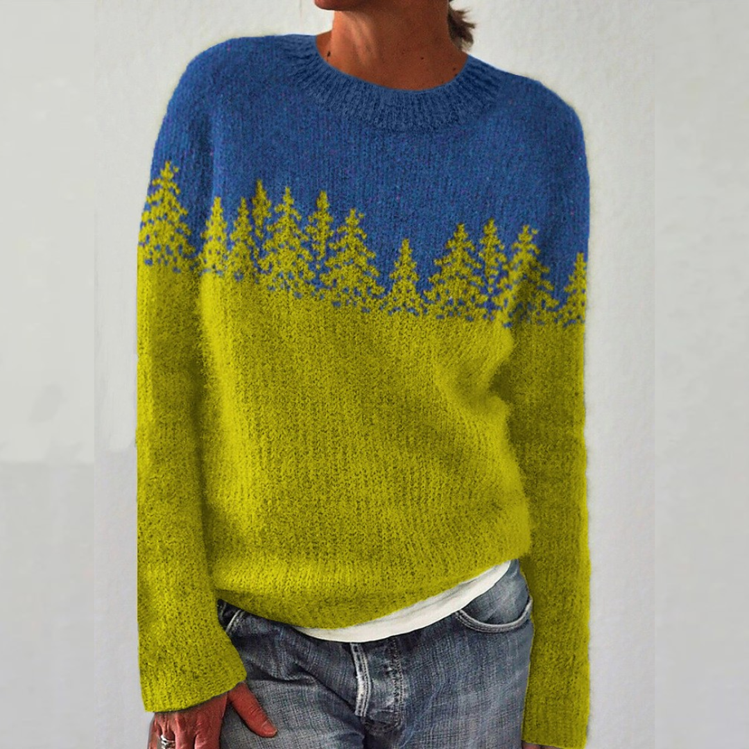 The Ingeborg Pine Tree Sweater