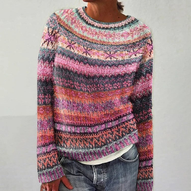 The Kaja Folk Stripe Sweater