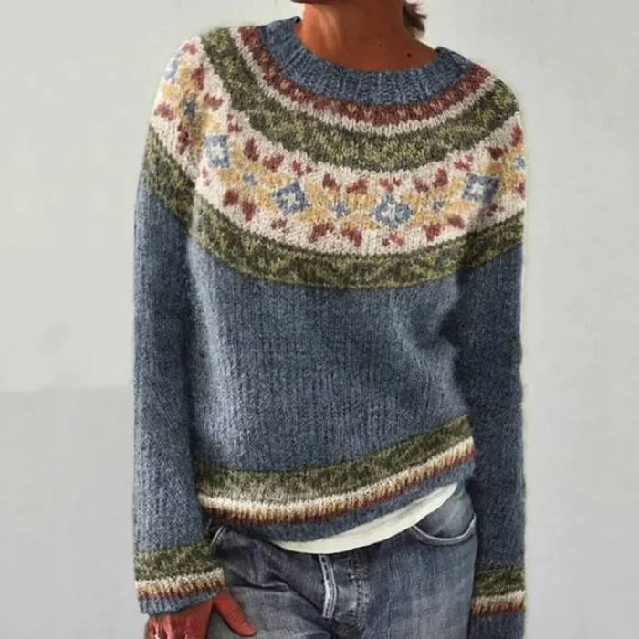 The Vibeke Garden Yoke Sweater