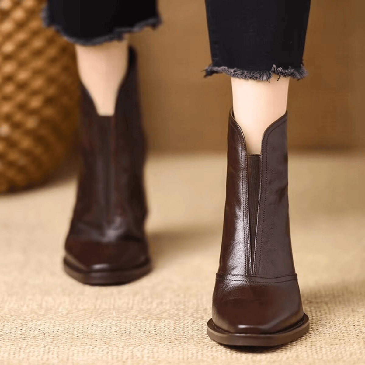 Amélie | Bottines en cuir